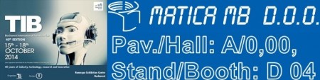 Matica MB is exhibiting  in Bucharest.